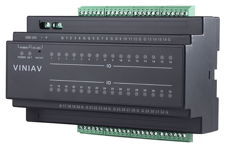 VINIAV-IO32-D导轨式32路IO输入?？? style=