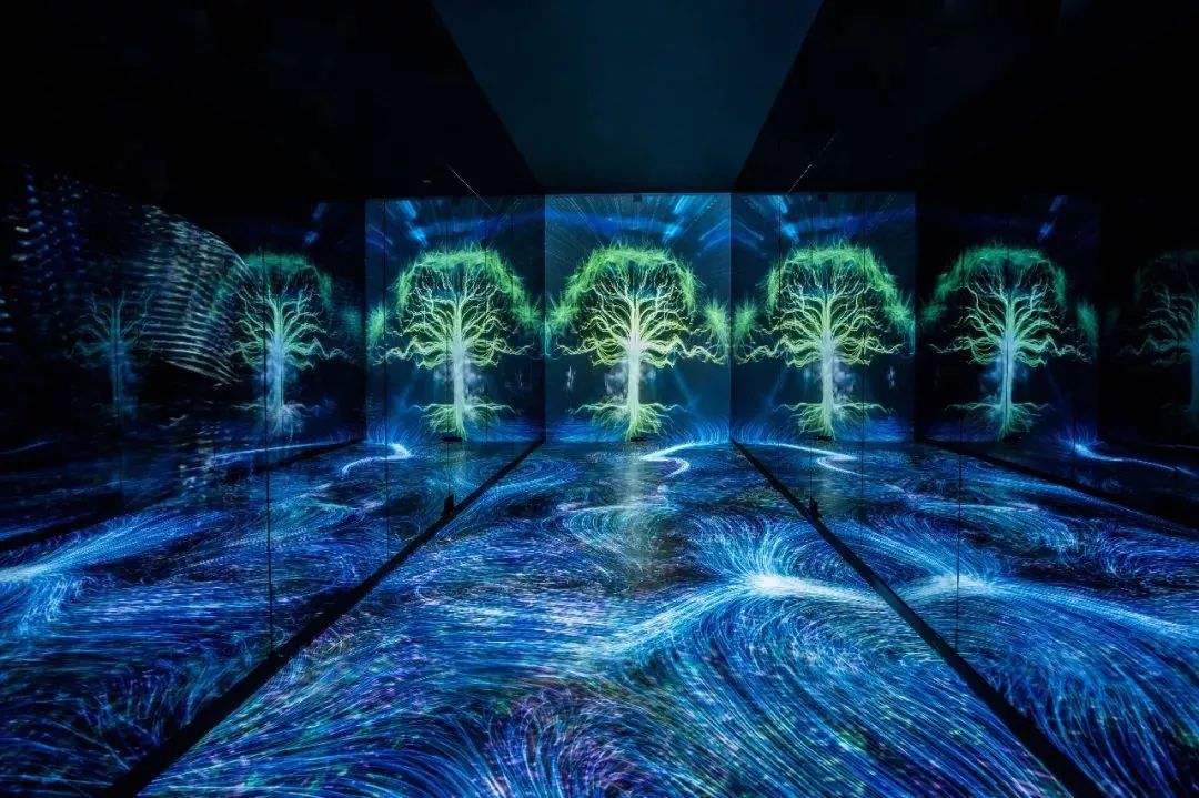 四折幕投影系统