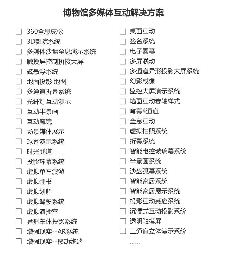 2021博物馆多媒体技术