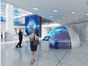 企业展厅设计效果图