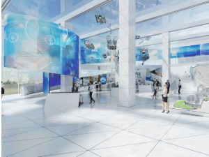 企业展厅设计效果图