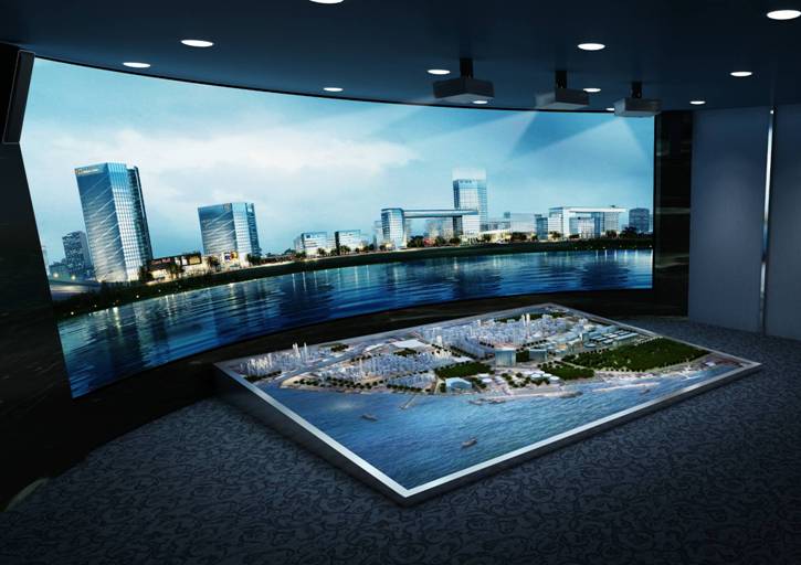 高科技多媒体展示设备