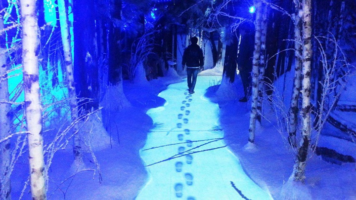 地面互动投影展项