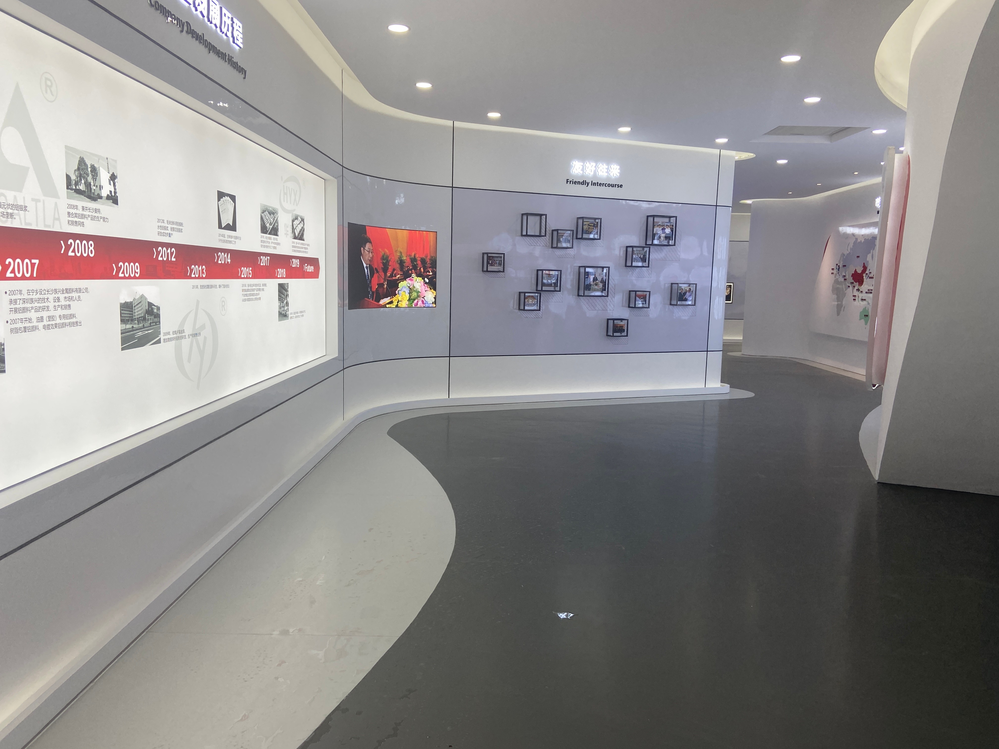 企业展厅都展示内容