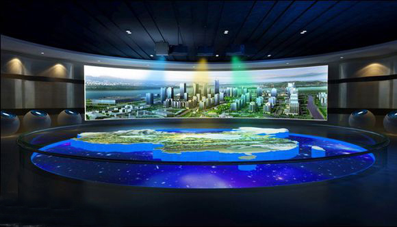 多媒体展厅互动投影融合