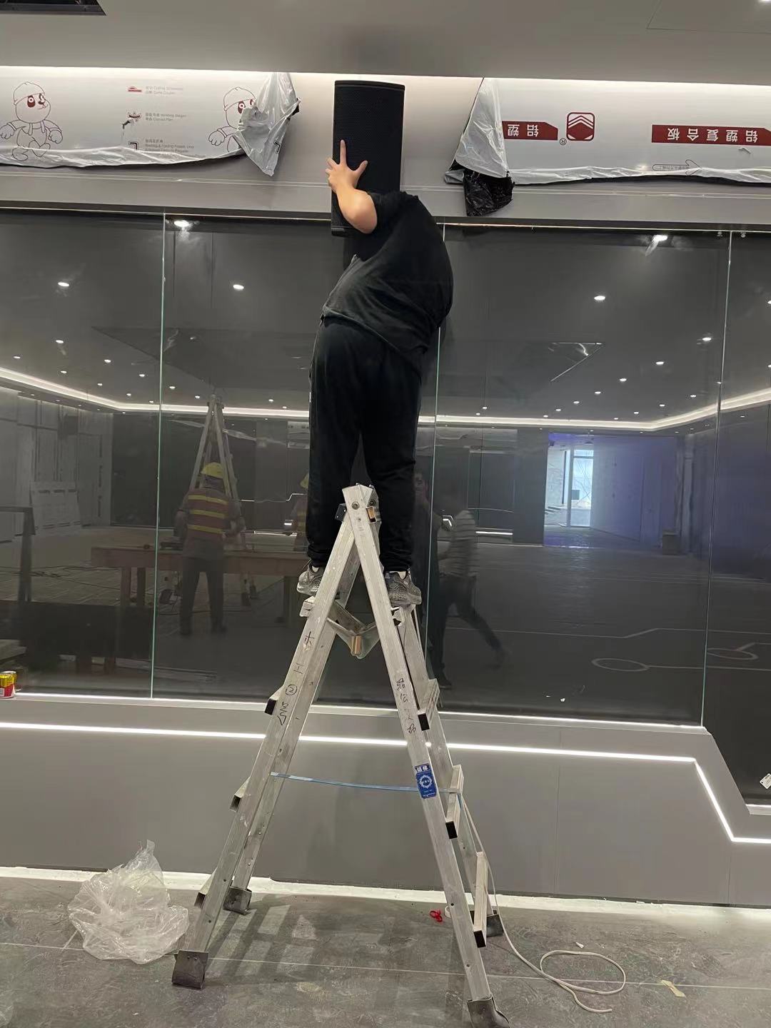 多媒体企业展厅施工