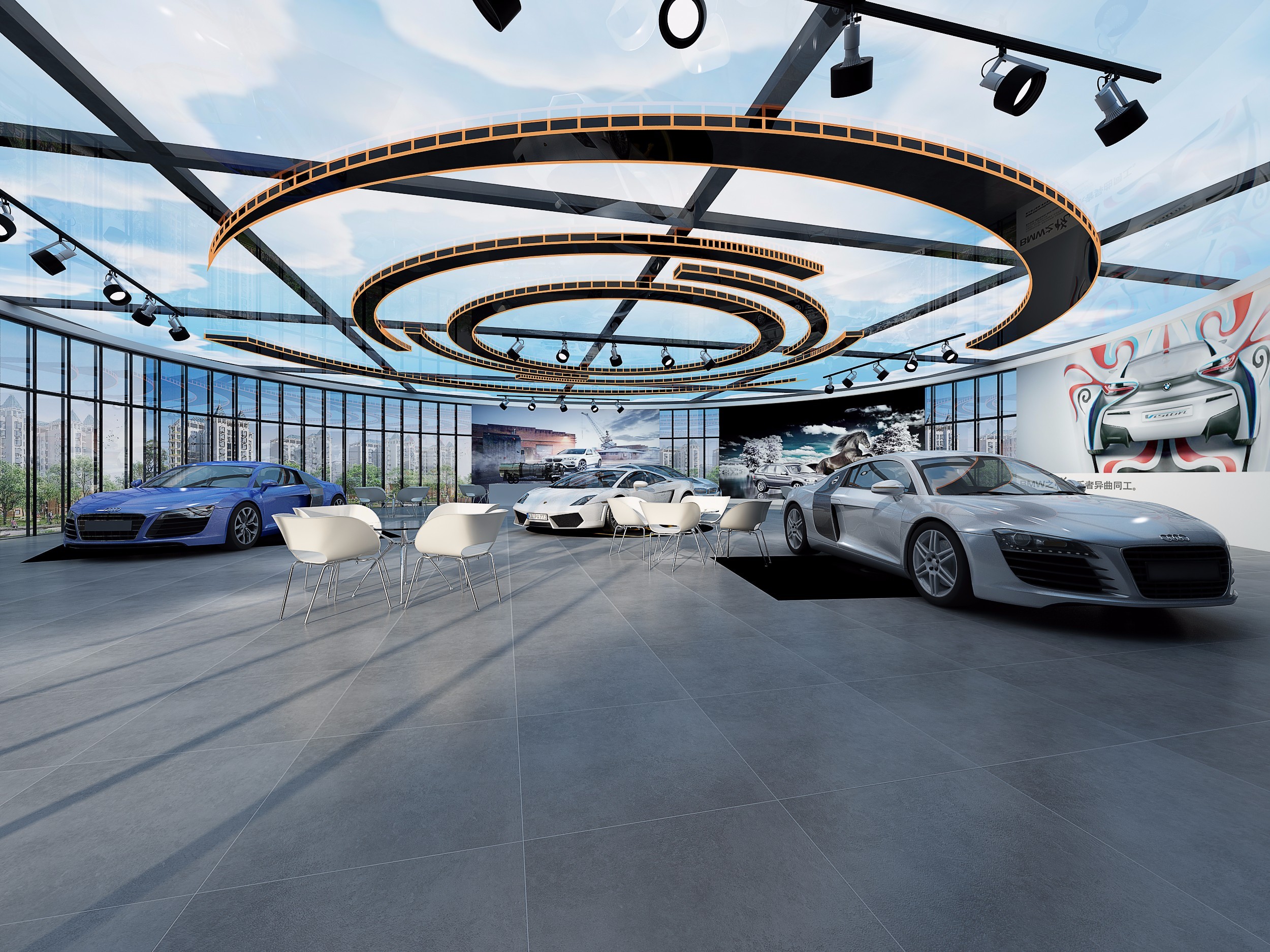 汽车展厅怎样进行设计比较吸引顾客