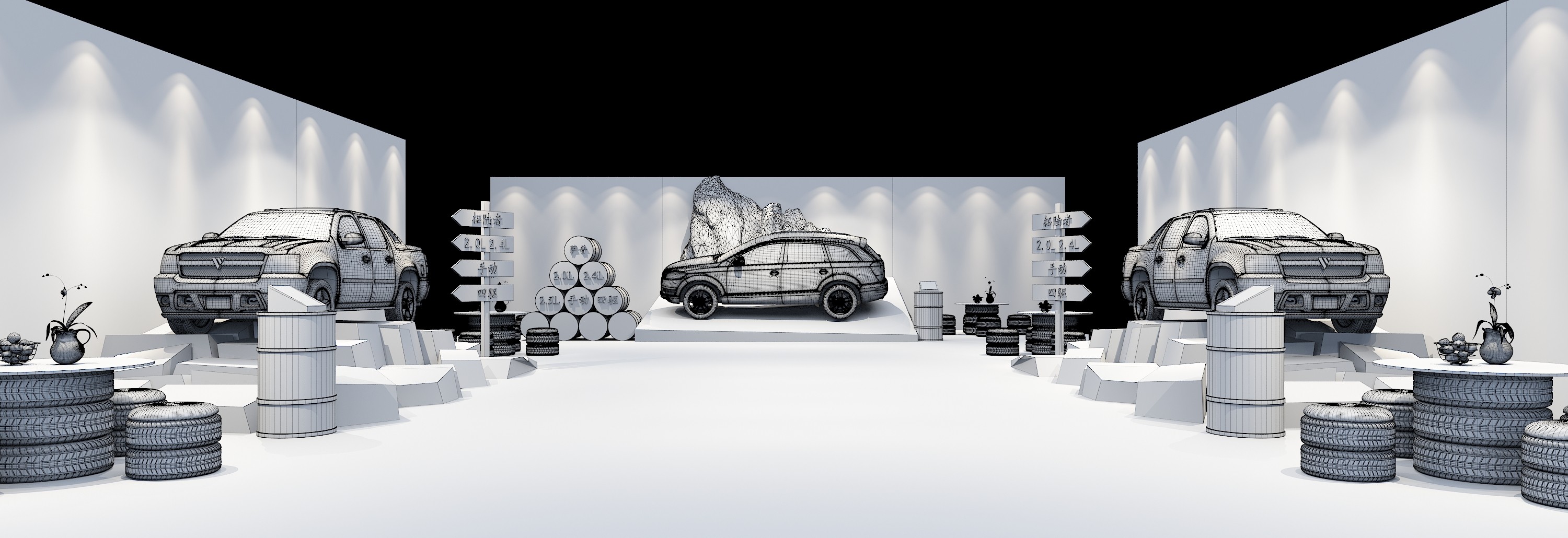 汽车展厅怎样进行设计比较吸引顾客