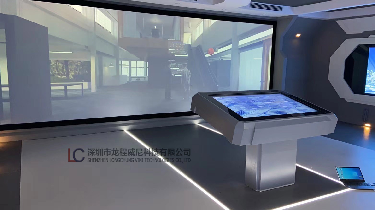 深圳福田展厅多媒体施工